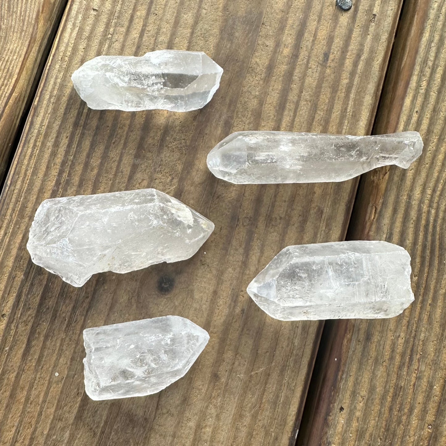Natural Quartz Points Lg