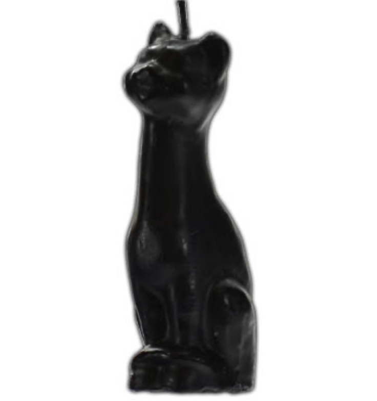 Black Cat Candle