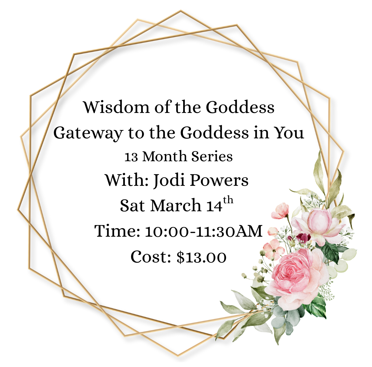 Wisdom of the Goddess - March