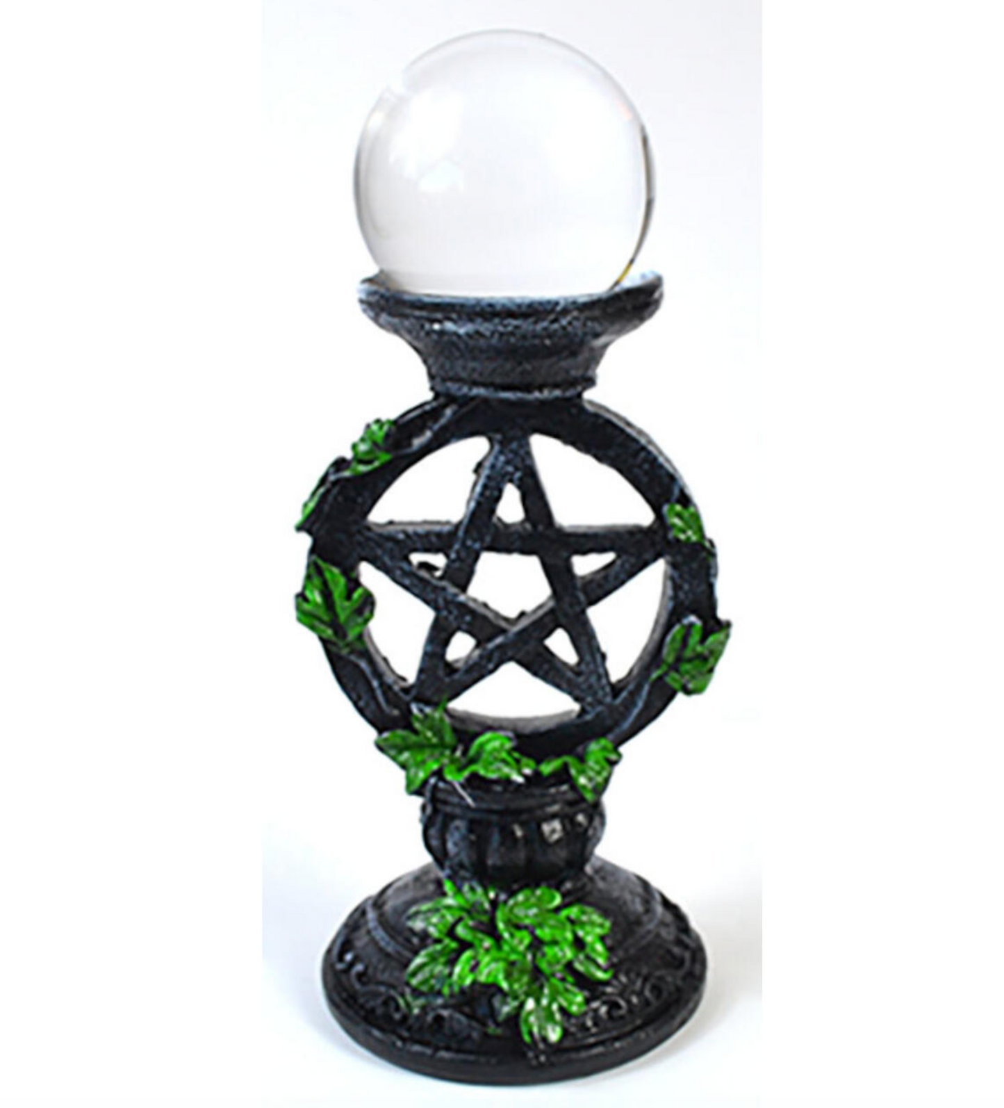 50mm Clear Gazing Sphere With Pentagram Stand