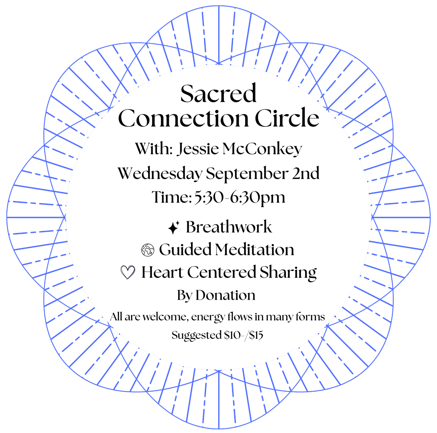 Sacred connection Circle - September