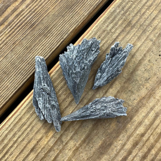 Black Kyanite Witch Brooms