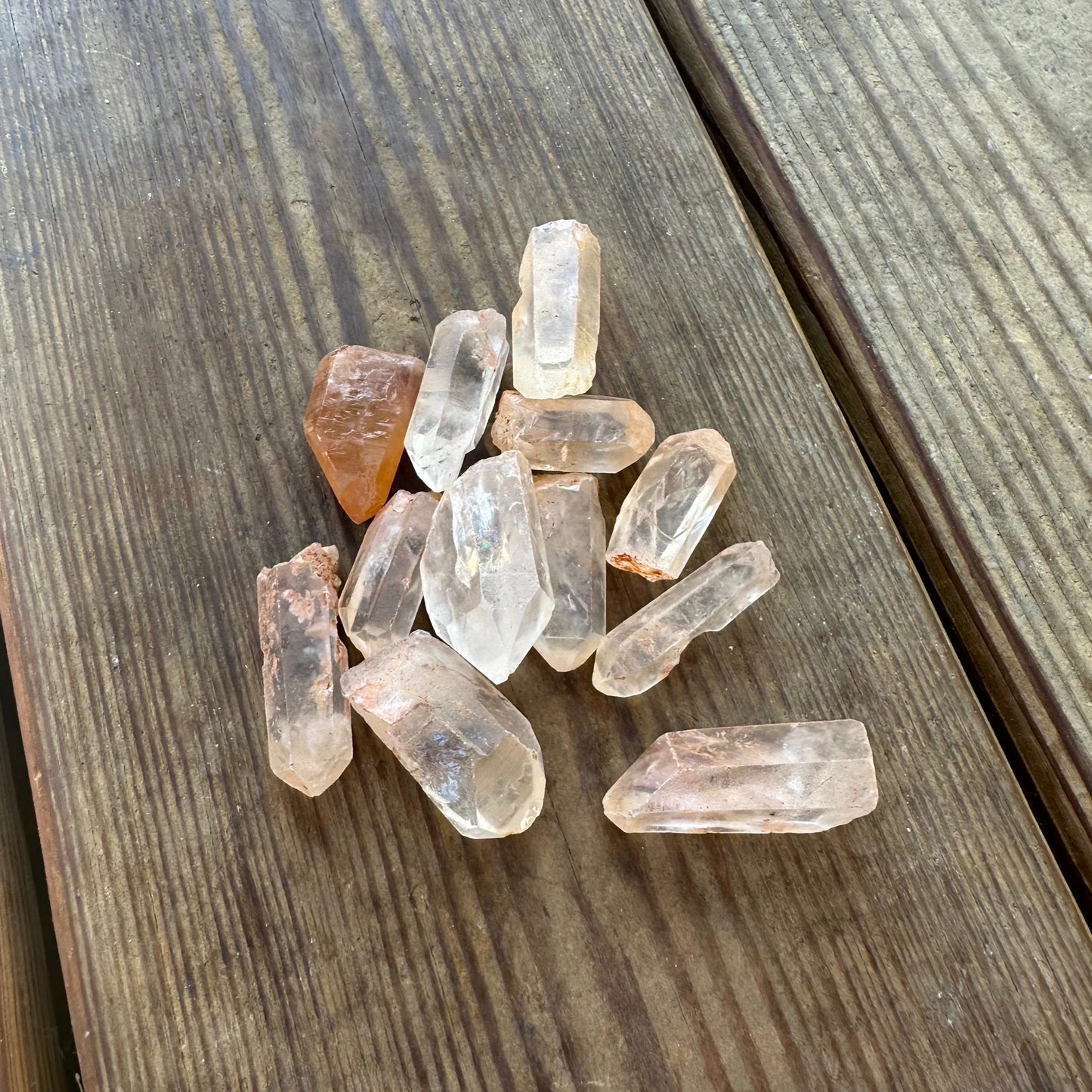 Hematoid Quartz Points