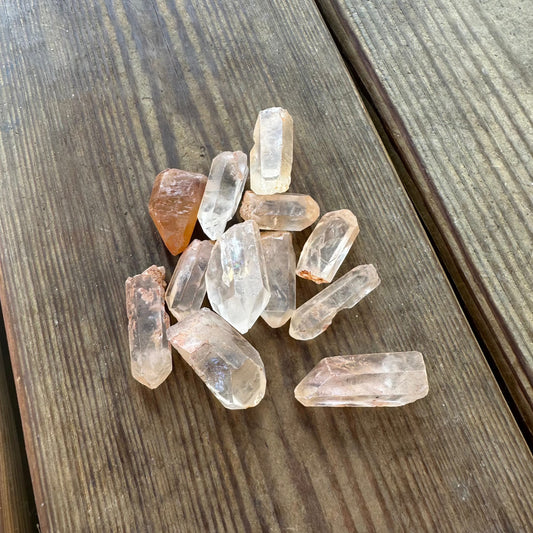 Hematoid Quartz Points
