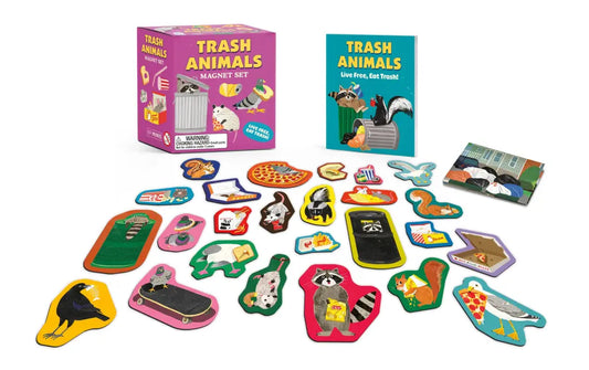 Trash Animal Magnets