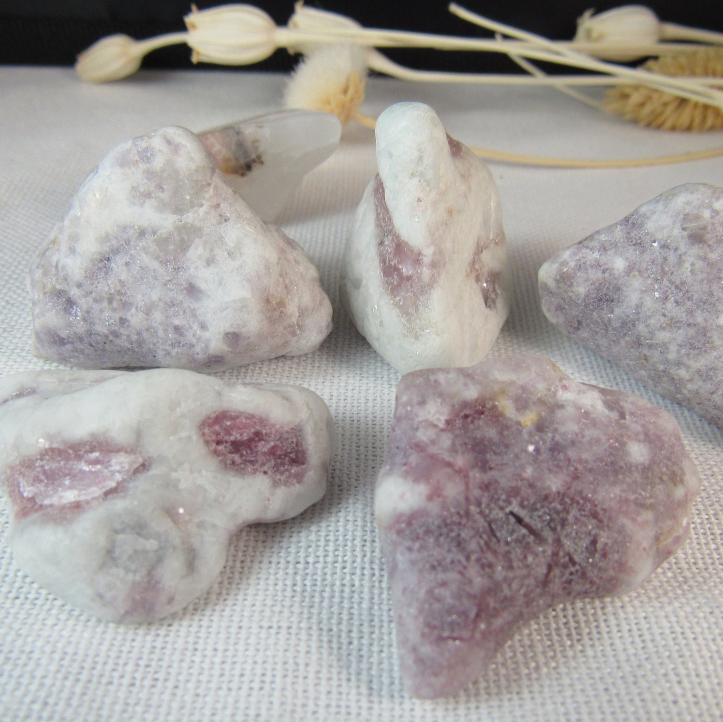 Tourmaline Pink (Rubellite) In Snow Quartz