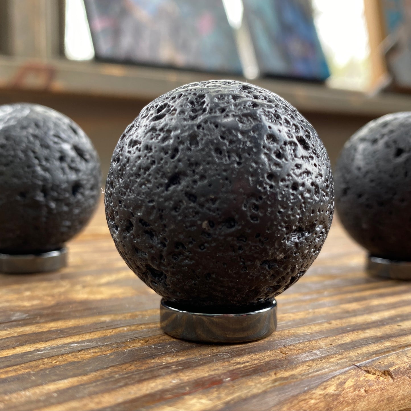 Lava Stone Sphere