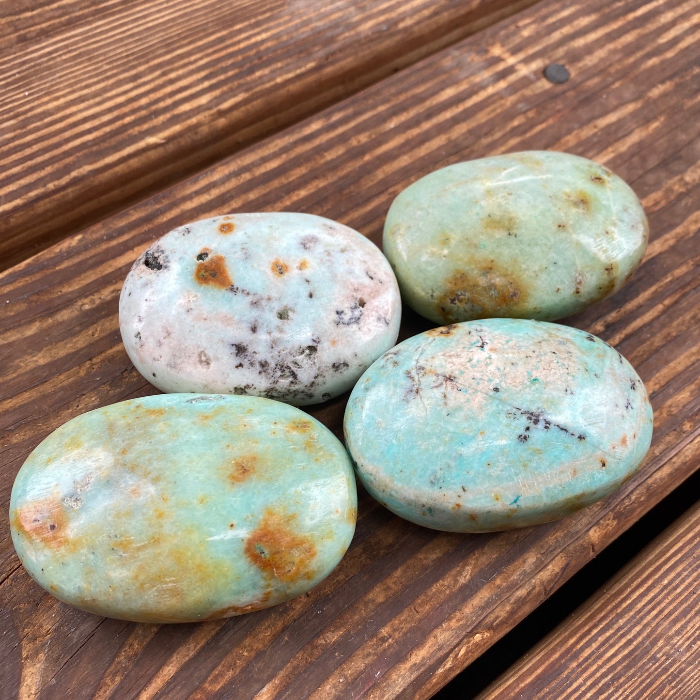 Chrysoprase Palm Stones