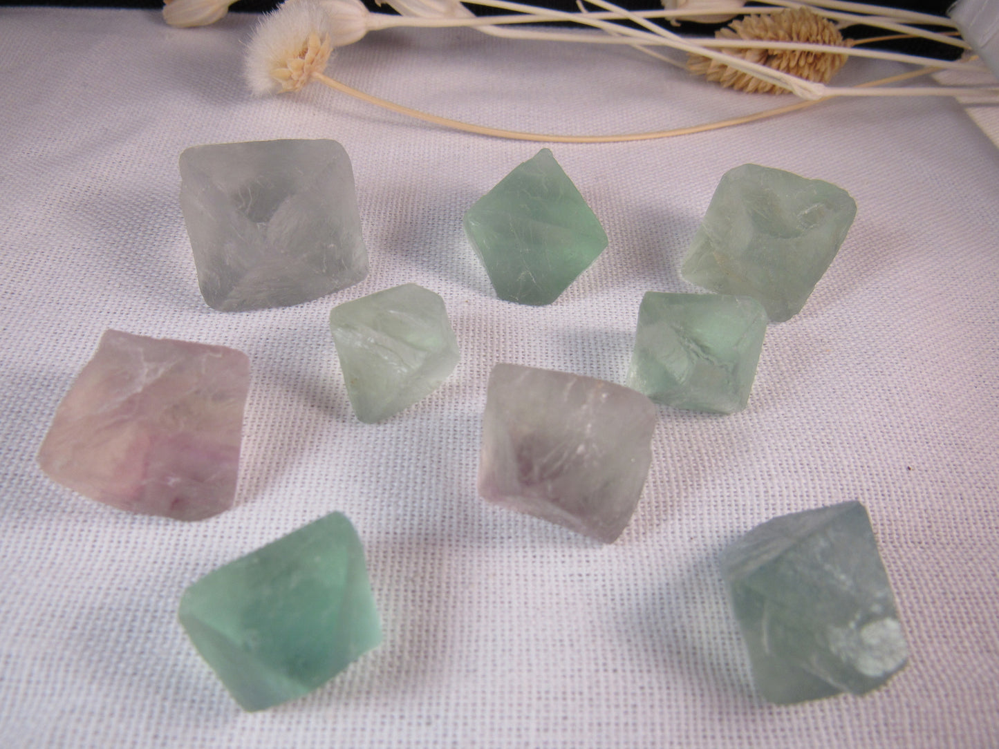 Fluorite Octahedrons