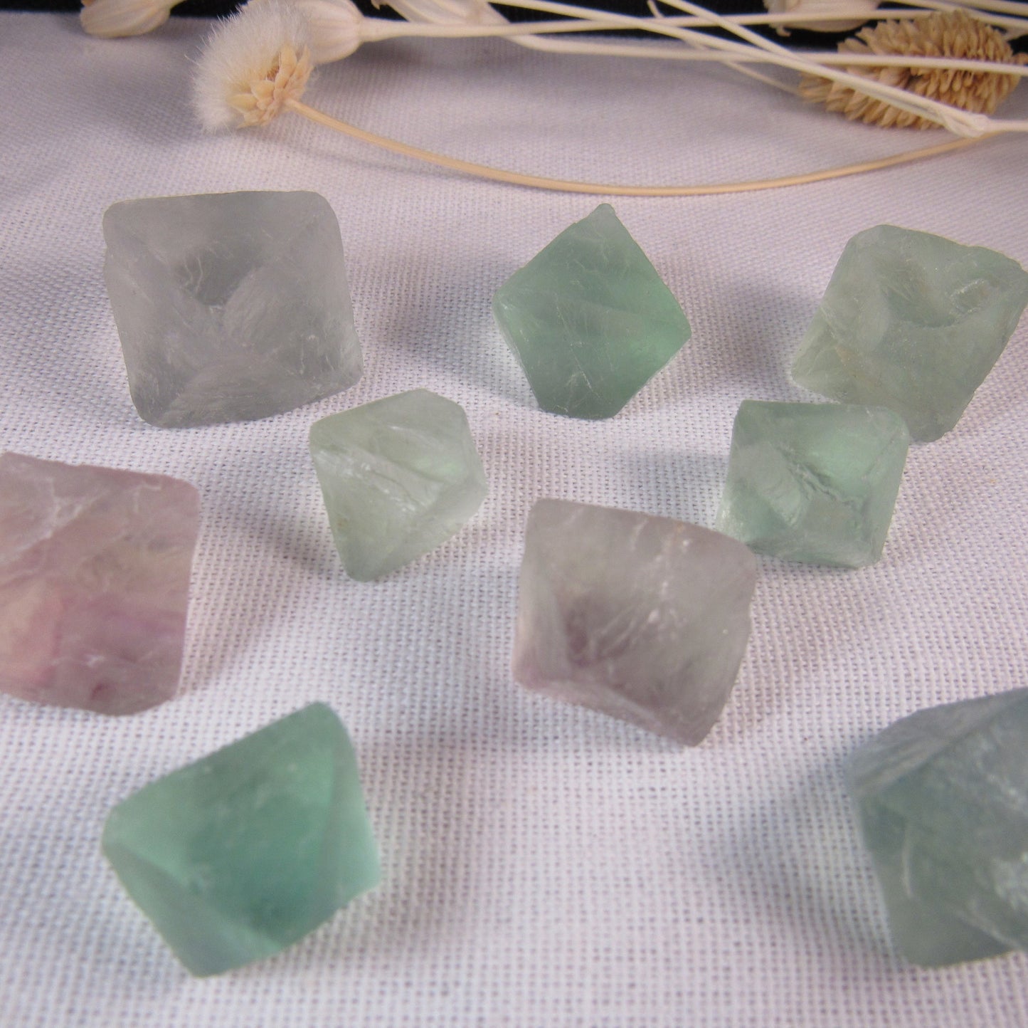 Fluorite Octahedrons