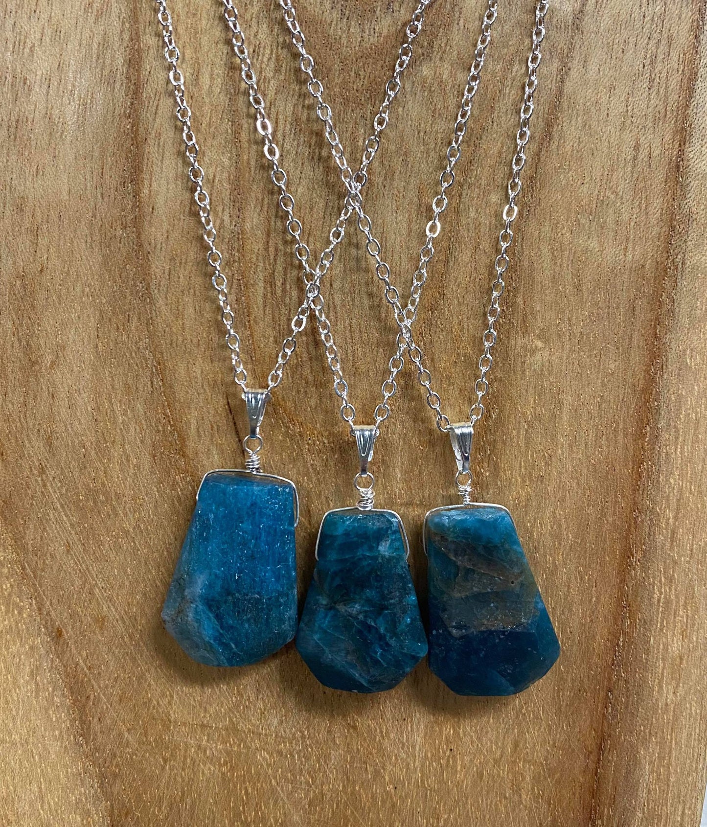 Blue Apatite Necklace