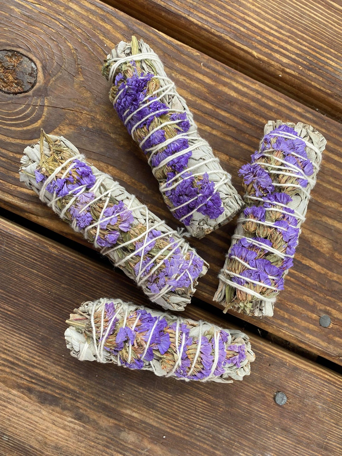 White Sage Lavender w/ Baby Breath Flowers