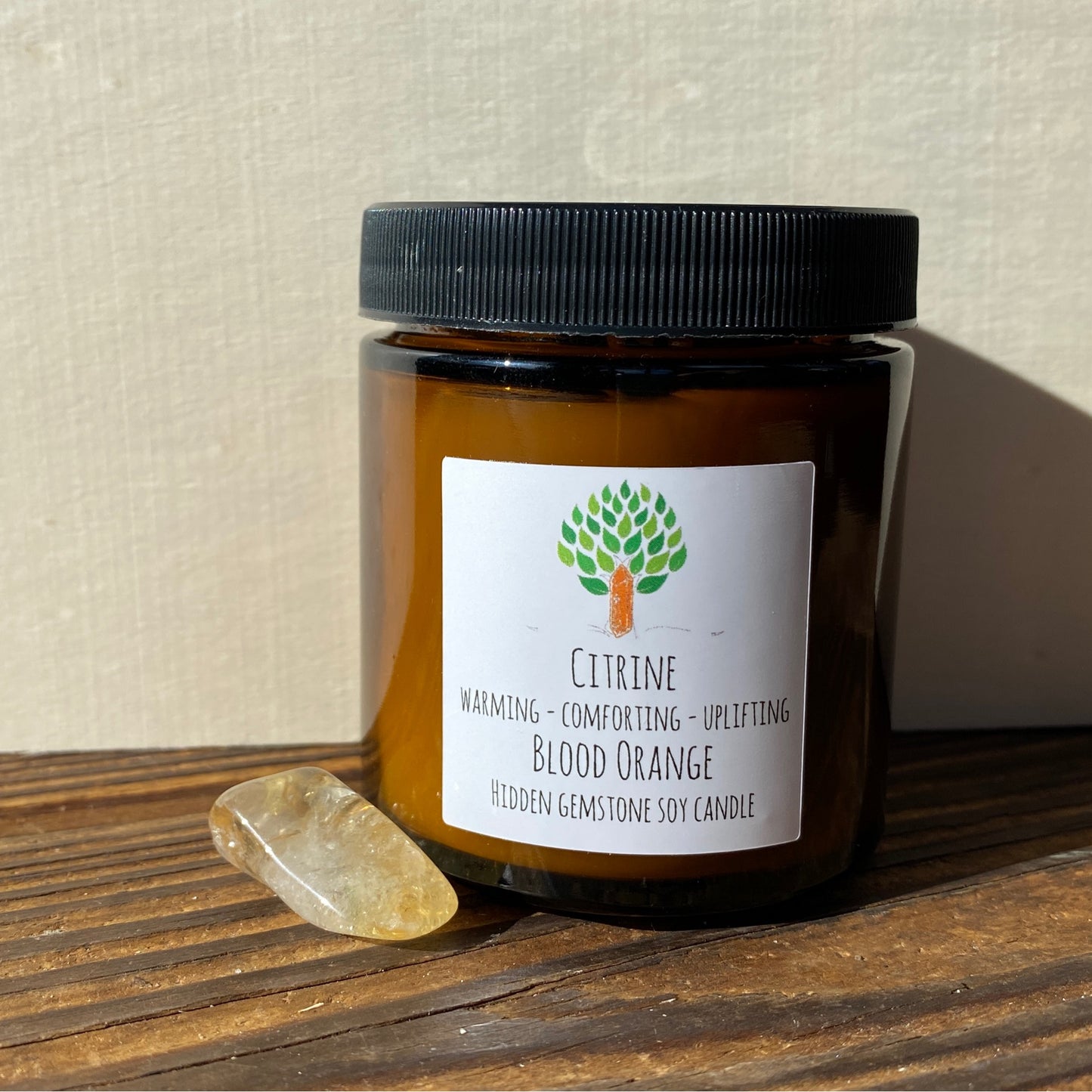 Blood Orange Citrine Candle