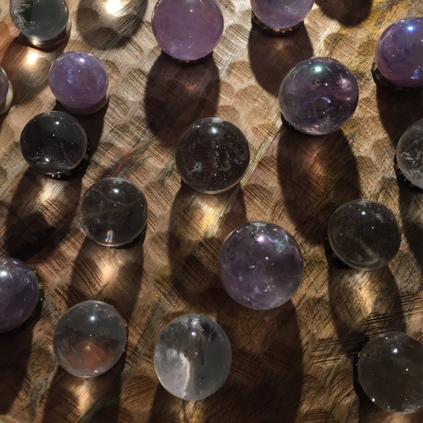 Natural Clear Quartz Spheres