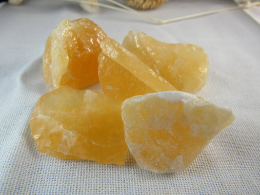 Calcite Orange Raw