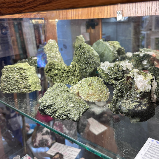 Epidote In Quartz Clusters