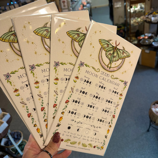 Moon Calendar Poster 2026