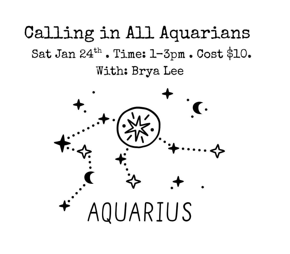 Calling in All Aquarians