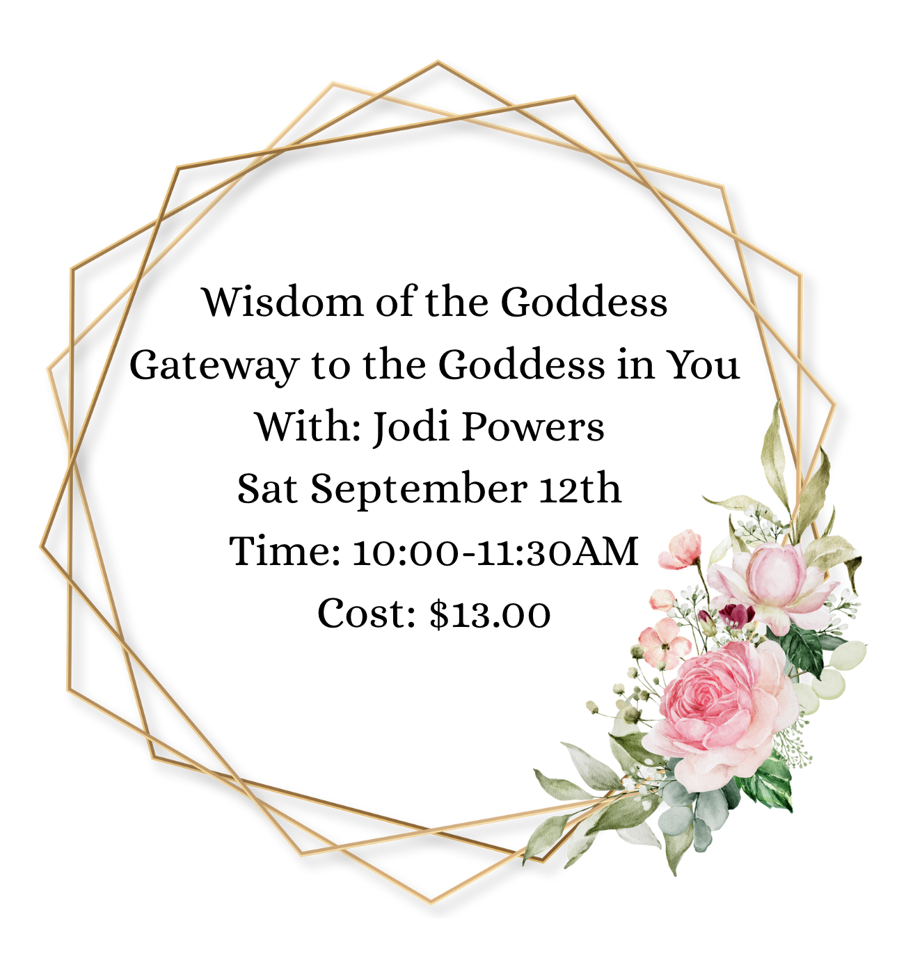 Wisdom of the Goddess: September