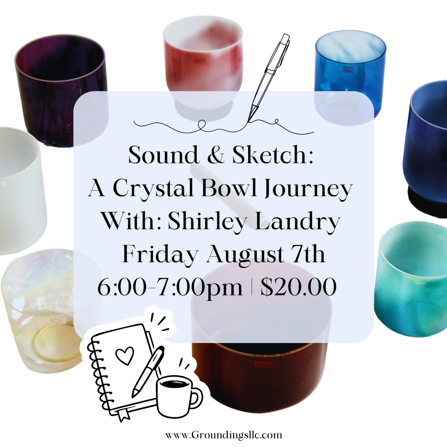 Sound & Sketch: A Crystal Bowl Journey