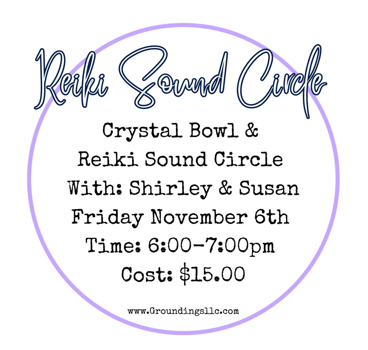 Reiki Sound Circle - November