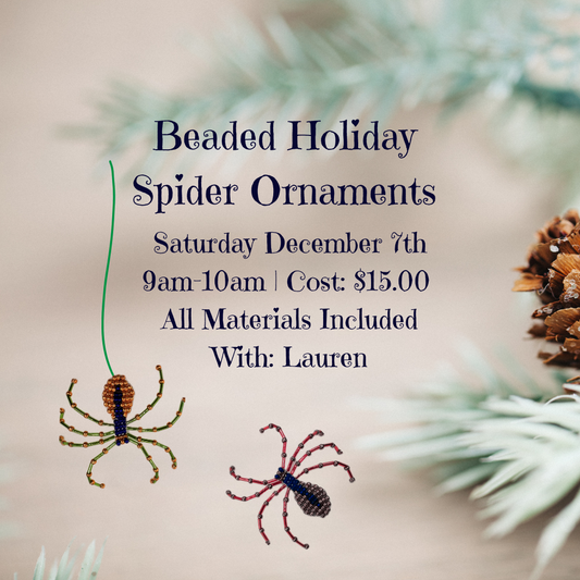 Beaded Holiday Spiders