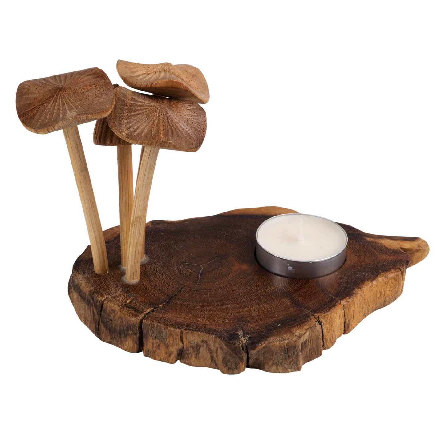 MUSHROOM TEA INCENSE BURNER/TEA LIGHT HOLDER