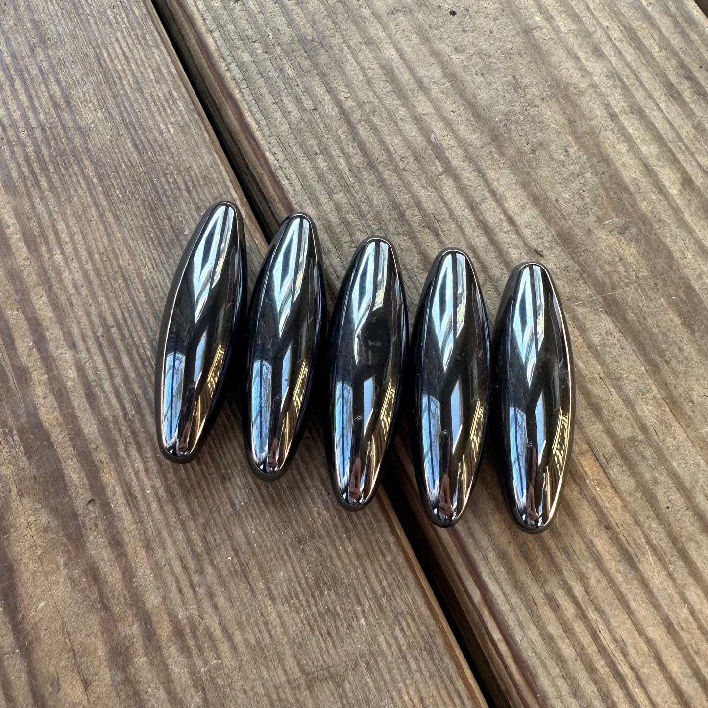 Hematite Magnetic Zippers