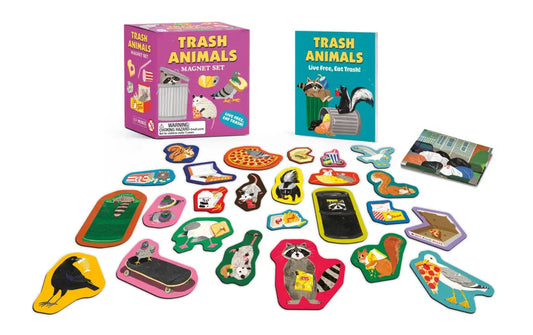 Trash Animal Magnets