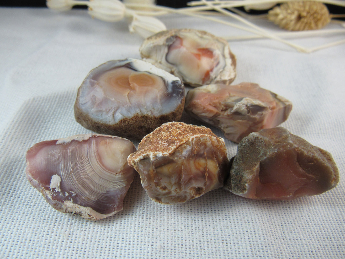 Pink Botswana Agate Raw