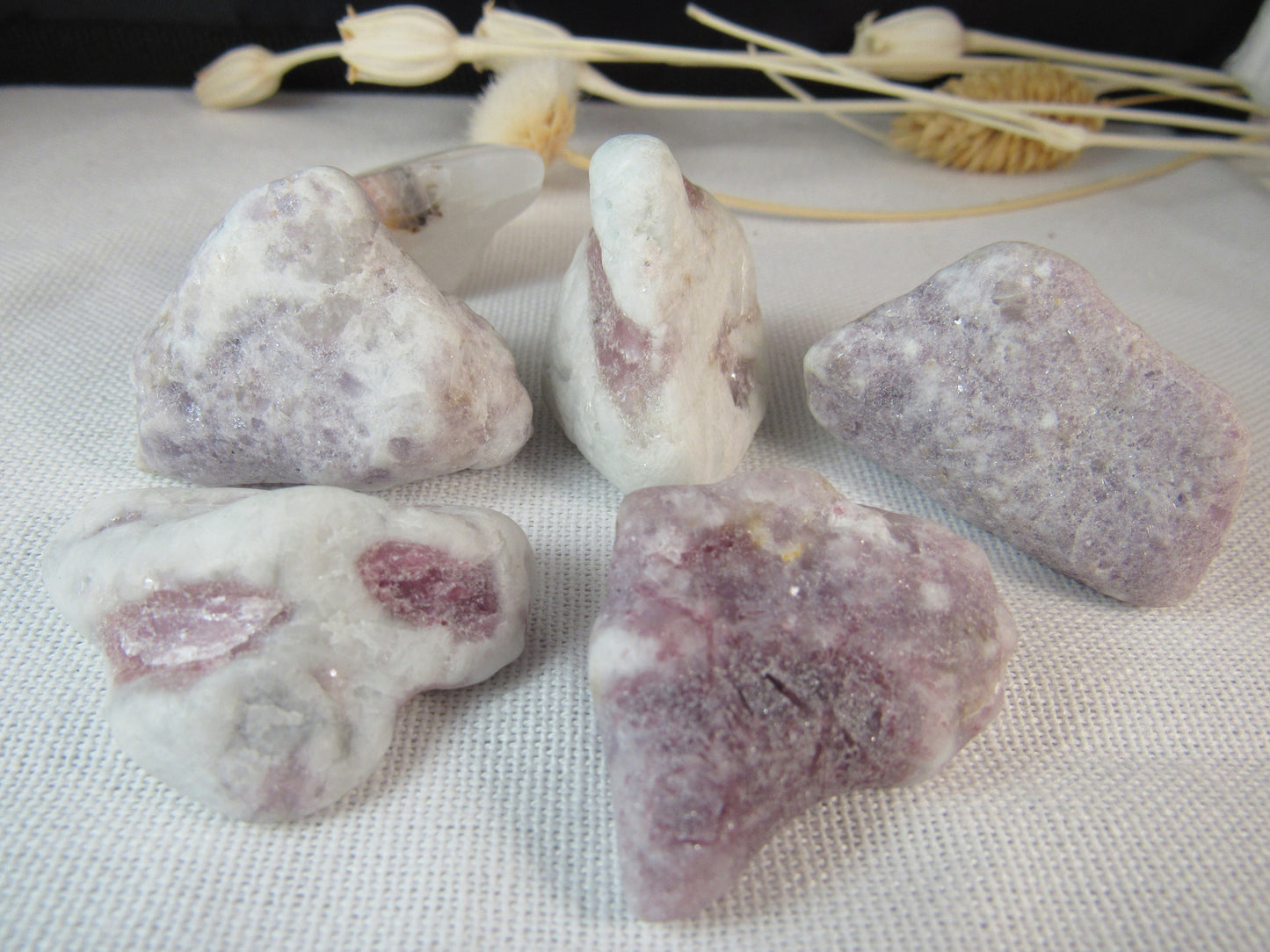 Tourmaline Pink (Rubellite) In Snow Quartz