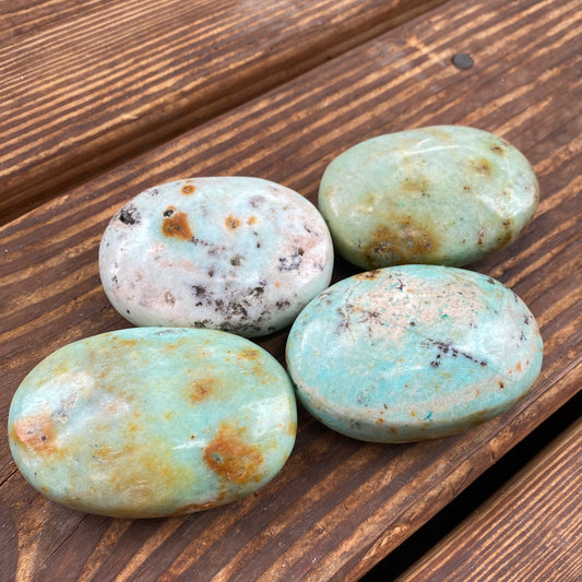 Chrysoprase Palm Stones