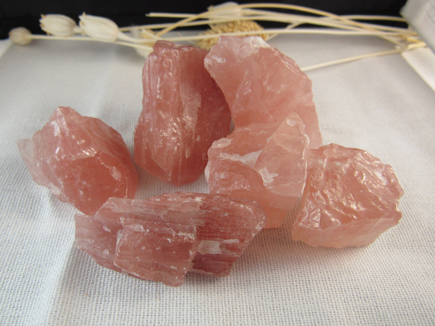 Calcite Raspberry Banded Raw