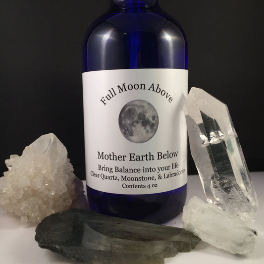 Full Moon Above Mother Earth Below Smudging Spray