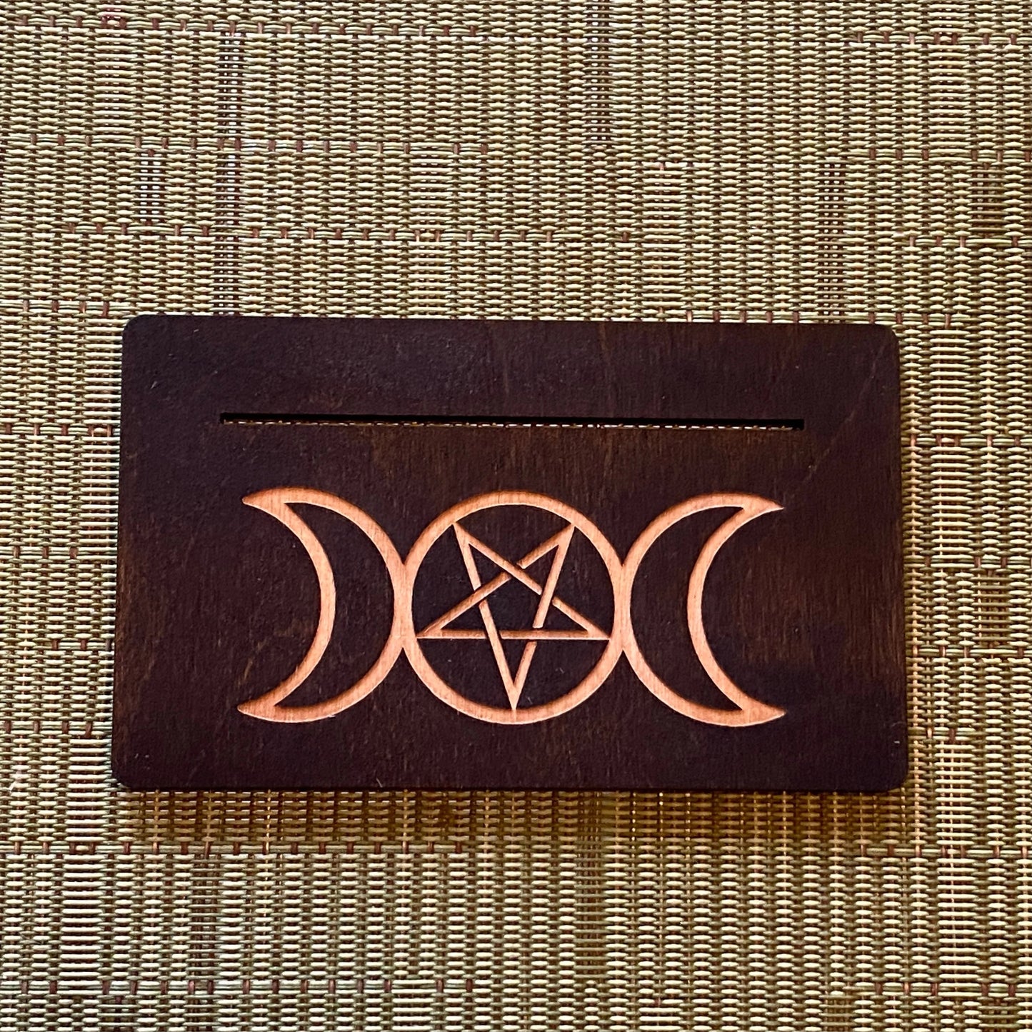 Triple Moon Tarot Card Holder