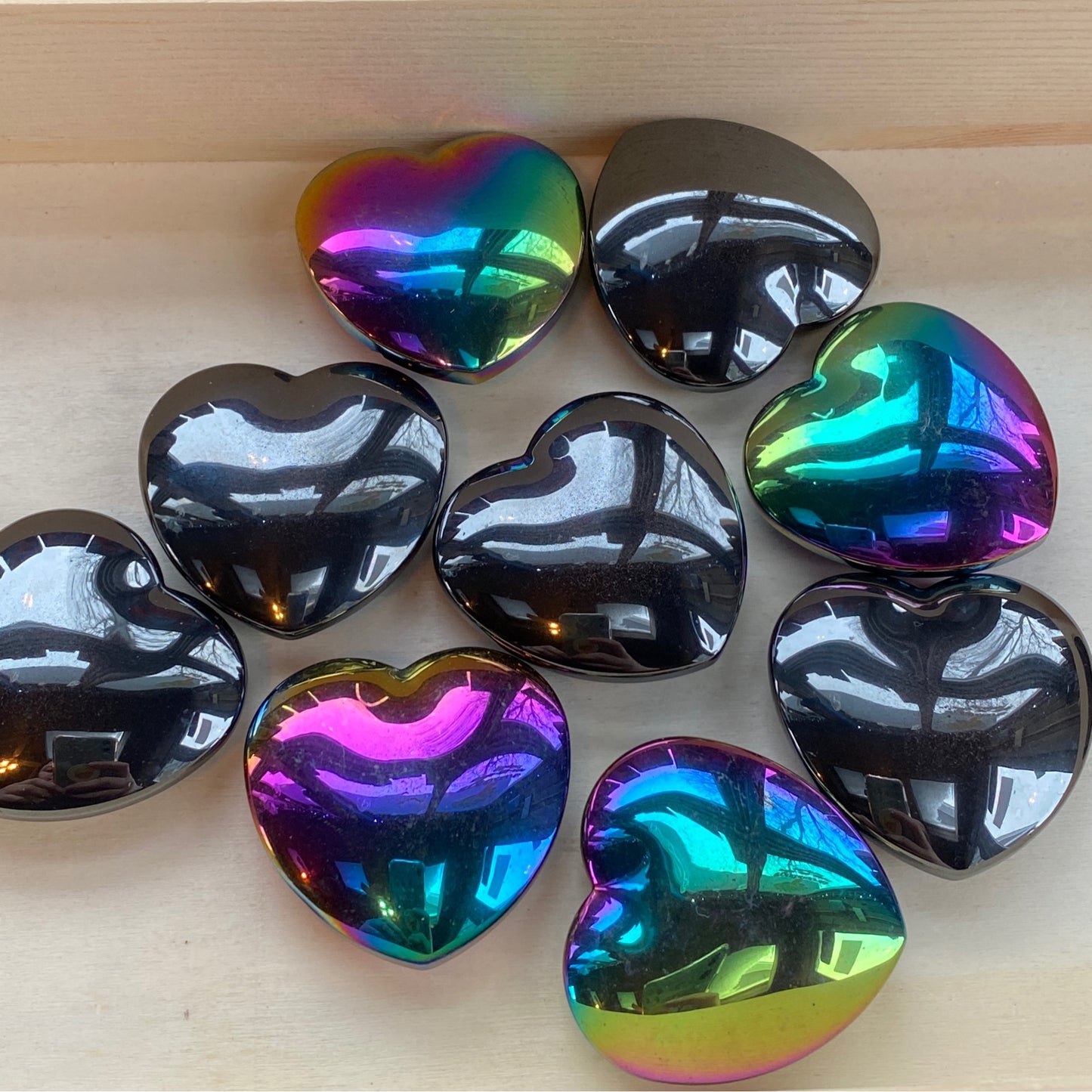 Hematite Hearts