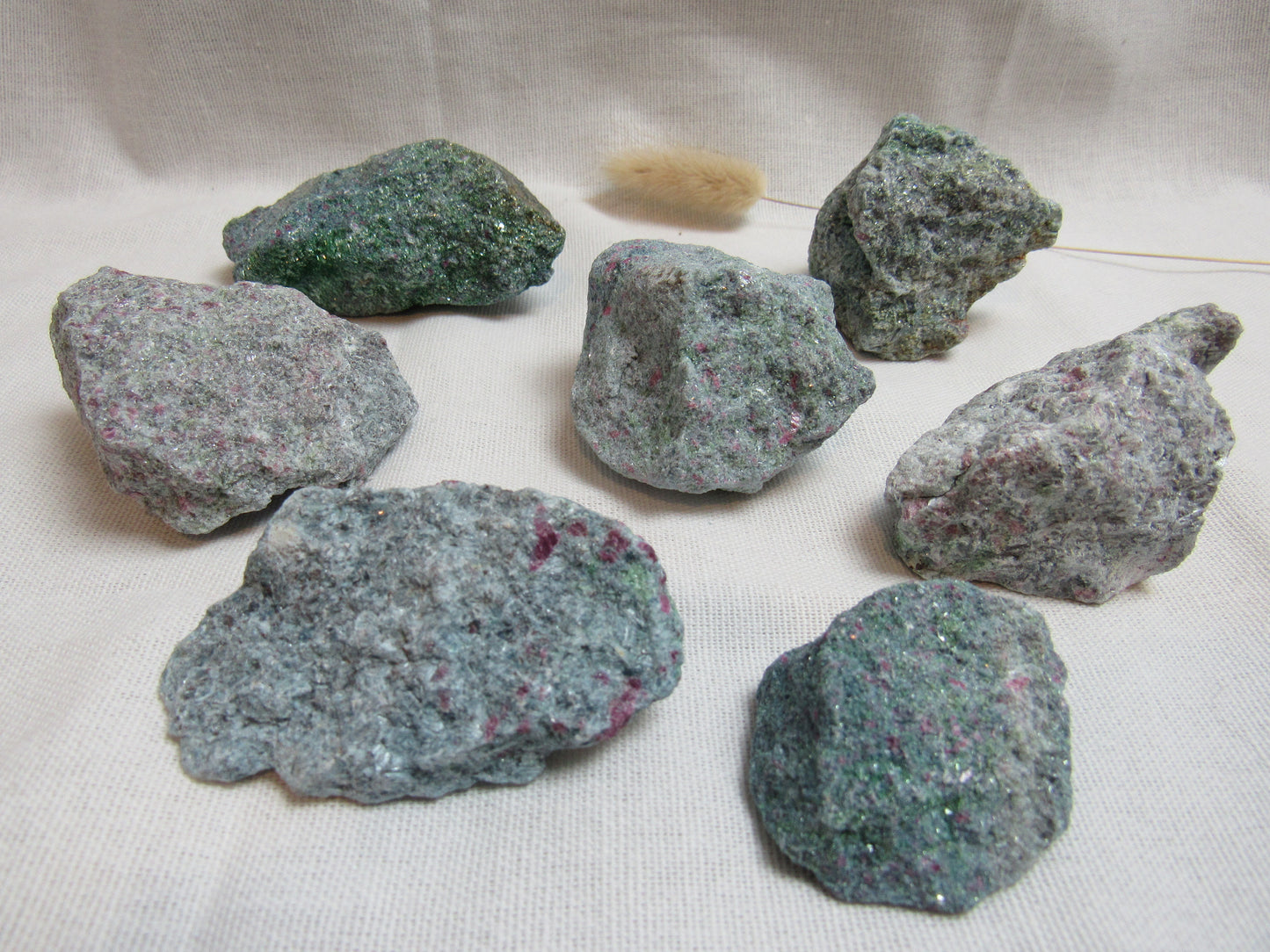 Ruby, Fuchsite, Kyanite - Raw