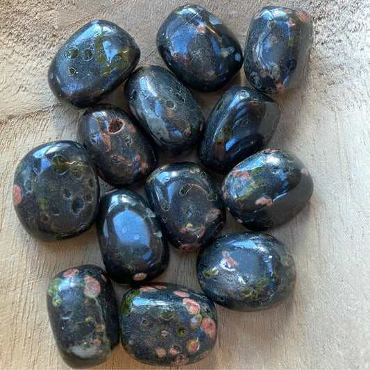 Red Snowflake Obsidian